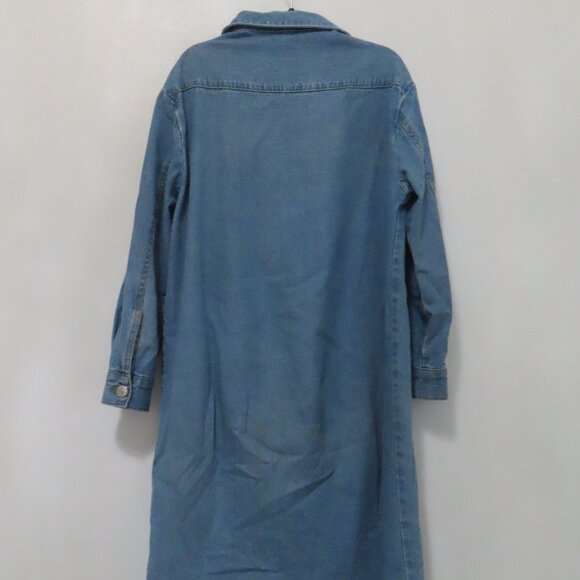 Parni Girls Long Sleeve Denim Shirtdress - Picture 7 of 9